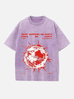 Kendrick Lamar Print Round Neck T-shirt