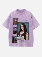 Madison Beer Print Round Neck T-shirt