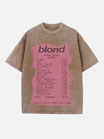 Frank Ocean Print Round Neck T-shirt