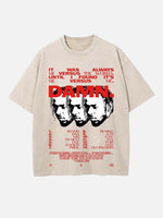 Kendrick Lamar Print Round Neck T-shirt