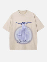 Madison Beer Print Round Neck T-shirt
