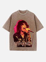 Aerosmith Print Round Neck T-shirt
