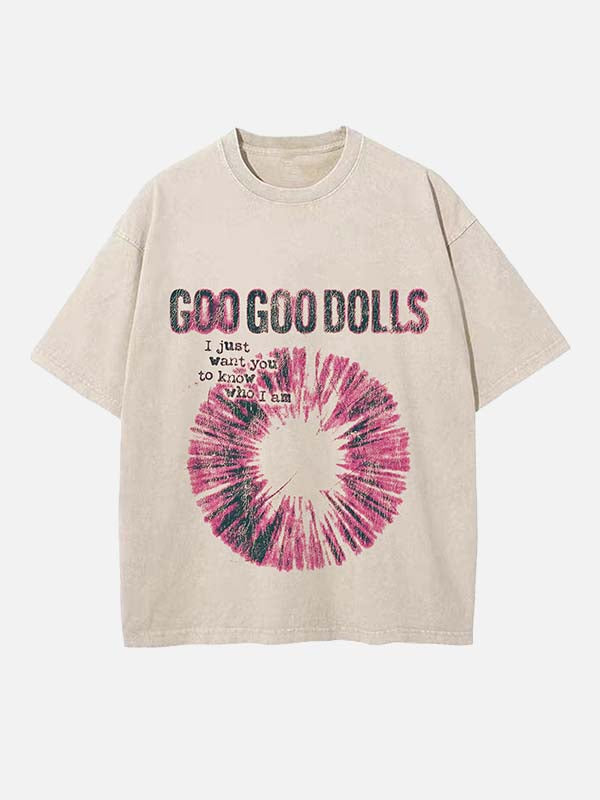 The Goo Goo Dolls Print Round Neck T-shirt