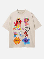 Karol G Print Round Neck T-shirt
