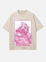 Kali Uchis Print Round Neck T-shirt