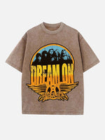 Aerosmith Print Round Neck T-shirt