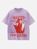 Beyoncé Print Round Neck T-shirt