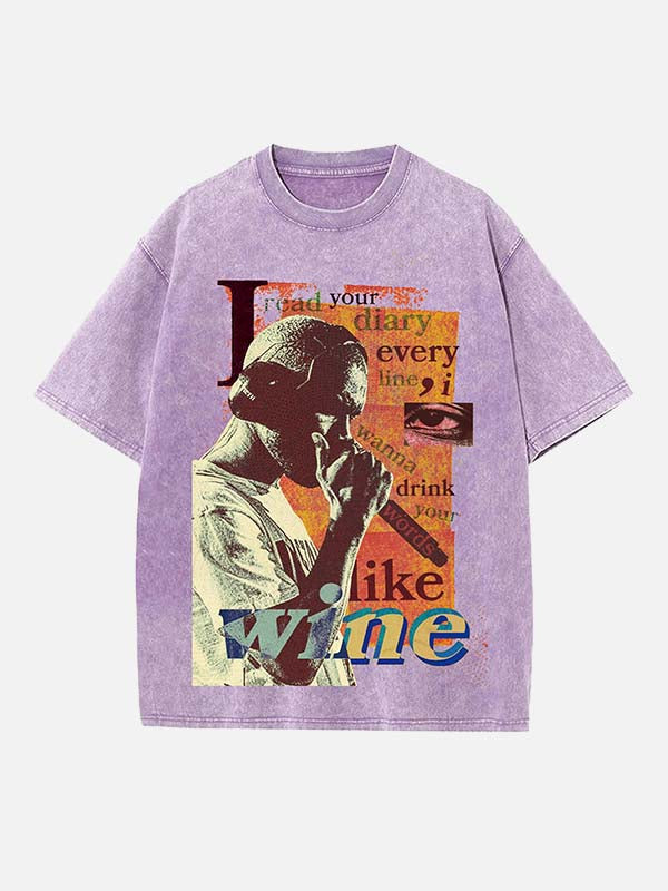 Frank Ocean Print Round Neck T-shirt