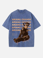 Ariana Grande Print Round Neck T-shirt