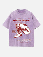 Taylor Swift Print Round Neck T-shirt