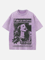 Paramore Print Round Neck T-shirt