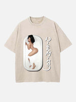 Nicki Minaj Print Round Neck T-shirt