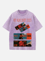 Post Malone Print Round Neck T-shirt