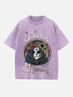 Selena Gomez Print Round Neck T-shirt