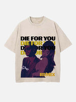 The Weeknd Print Round Neck T-shirt