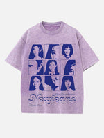 NewJeans Print Round Neck T-shirt