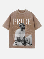 Kendrick Lamar Print Round Neck T-shirt