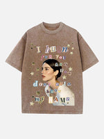Gracie Abrams Print Round Neck T-shirt