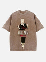 P!nk Print Round Neck T-shirt