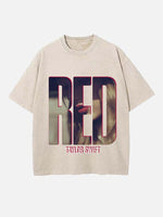 Taylor Swift Print Round Neck T-shirt