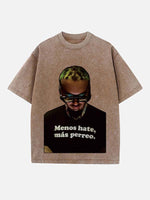 J Balvin Print Round Neck T-shirt