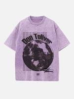 Don Toliver Print Round Neck T-shirt