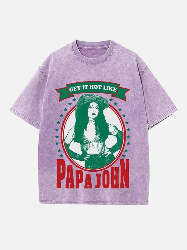 Chappell Roan Print Round Neck T-shirt