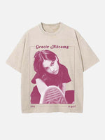 Gracie Abrams Print Round Neck T-shirt