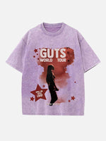 Olivia Rodrigo Print Round Neck T-shirt