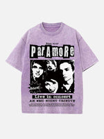 Paramore Print Round Neck T-shirt