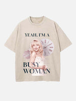 Sabrina Carpenter Print Round Neck T-shirt