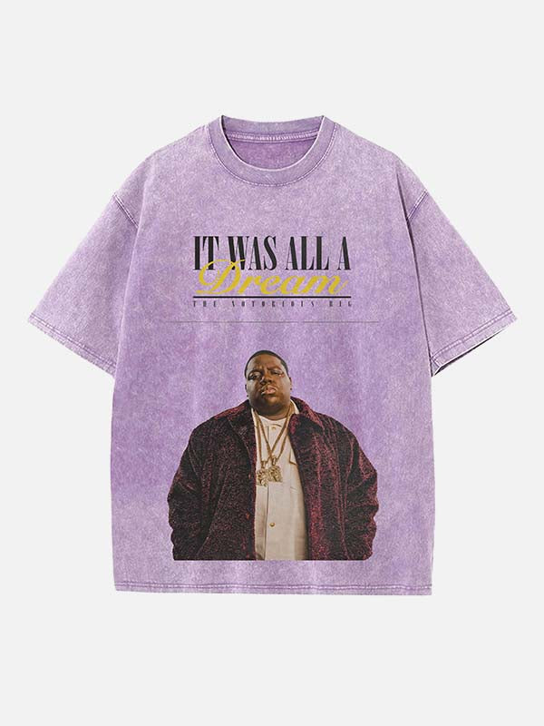 The Notorious B.I.G. Print Round Neck T-shirt