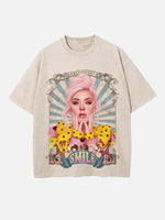 Katy Perry Print Round Neck T-shirt