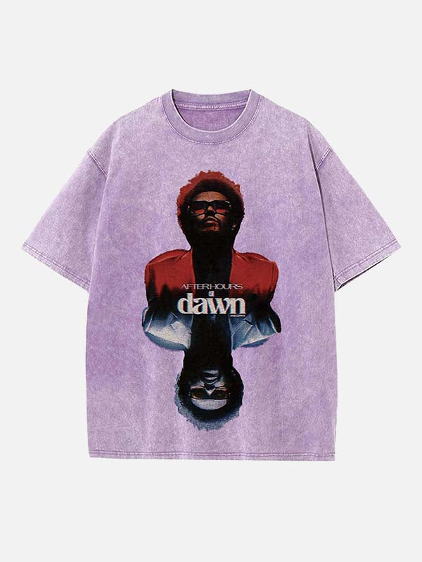 The Weeknd Print Round Neck T-shirt