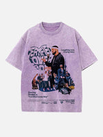 Drake Print Round Neck T-shirt