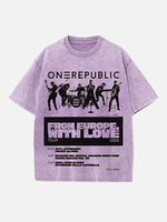 OneRepublic Print Round Neck T-shirt