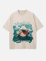 Dua Lipa Print Round Neck T-shirt