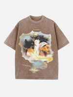 Rosalía Print Round Neck T-shirt