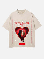 Chappell Roan Print Round Neck T-shirt