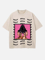 Cardi B Print Round Neck T-shirt