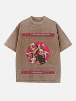 Olivia Dean Print Round Neck T-shirt