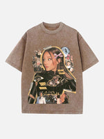 Ariana Grande Print Round Neck T-shirt