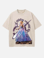 Ariana Grande Print Round Neck T-shirt