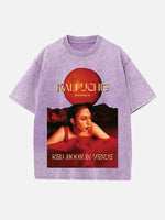 Kali Uchis Print Round Neck T-shirt