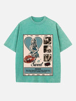 Sabrina Carpenter Print Round Neck T-shirt