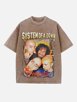 System of a Down Print Round Neck T-shirt