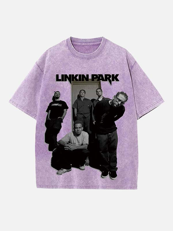 Linkin Park Print Round Neck T-shirt