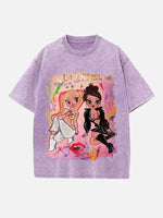 Karol G Print Round Neck T-shirt