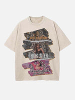 Tate McRae Print Round Neck T-shirt