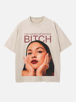 Olivia Rodrigo Print Round Neck T-shirt
